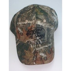 Bass Pro Shops Brown Camo wood hat adjustable cap